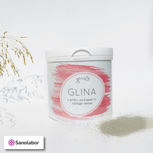 GlinaSi glina u prahu za obloge i kupke tijela